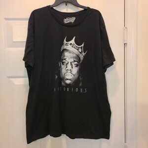 Men’s Old Navy Collectibles B.I.G.NOTORIOUS Crown T-Shirt Black Multi Size 3XL